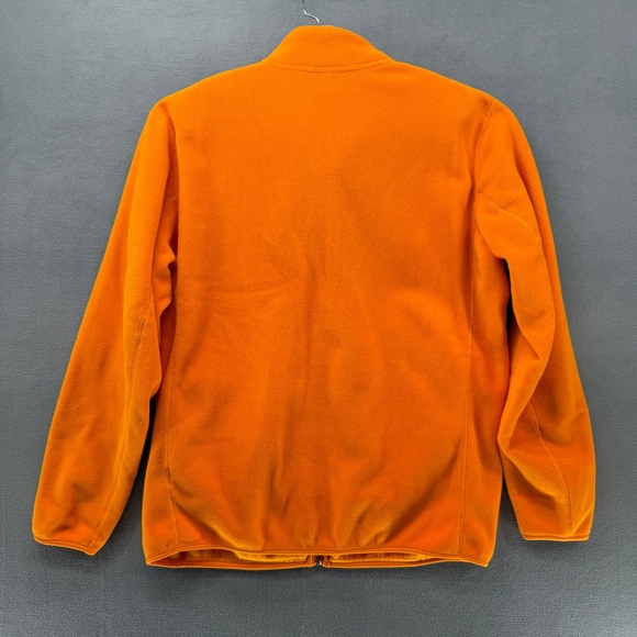Uniqlo Jacket Womens Extra Large Orange Fleece Full Zip Long Sleeve Lightweight - Picture 4 of 14